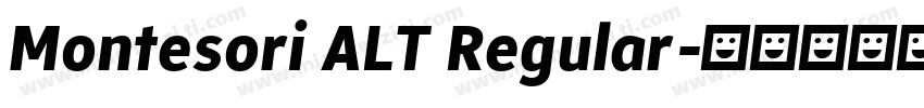 Montesori ALT Regular字体转换